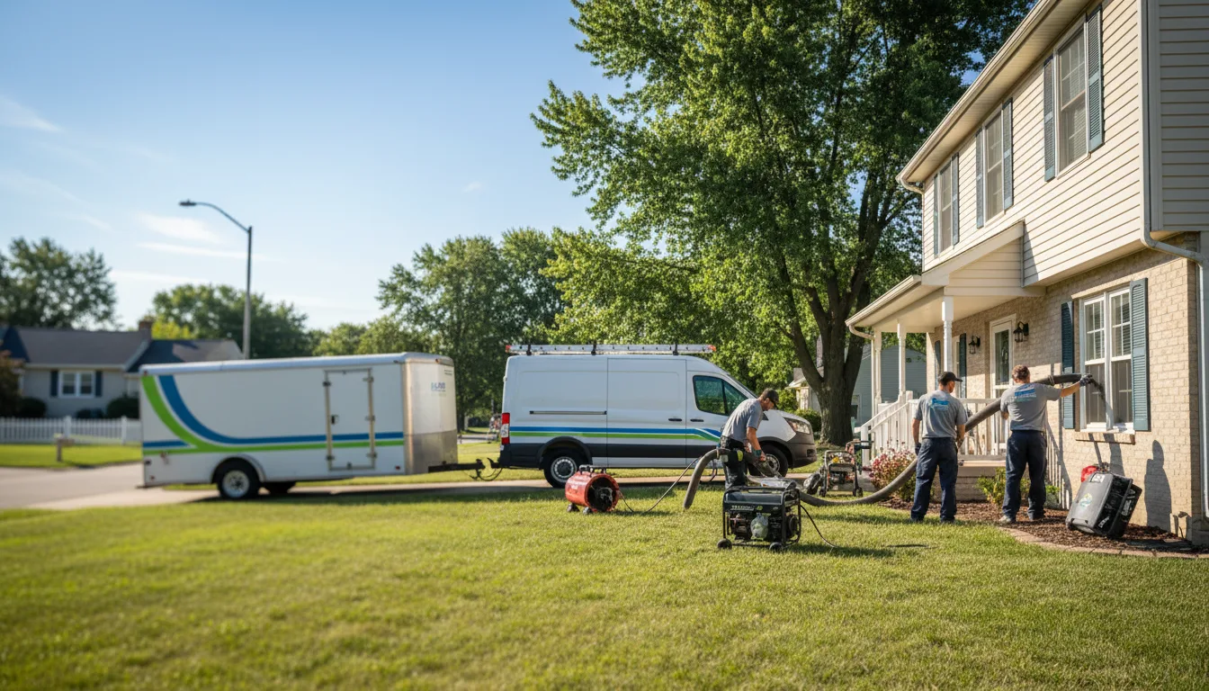 Flooded Basement Restoration And Cleanup With Repair in Damar, KS near me
